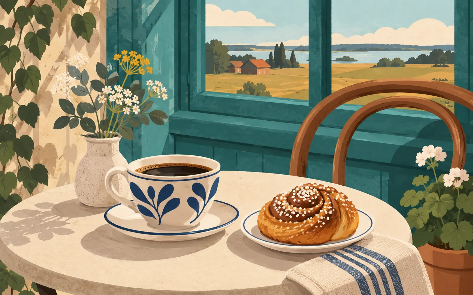 Illustration: cafe