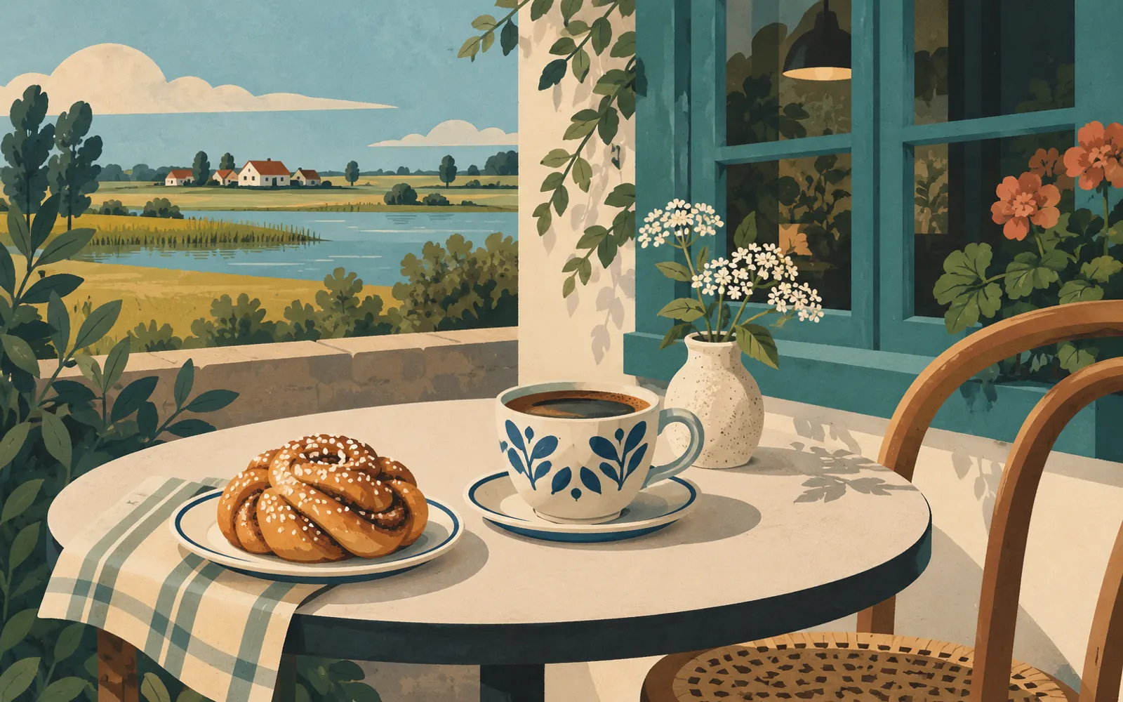 Illustration: cafe