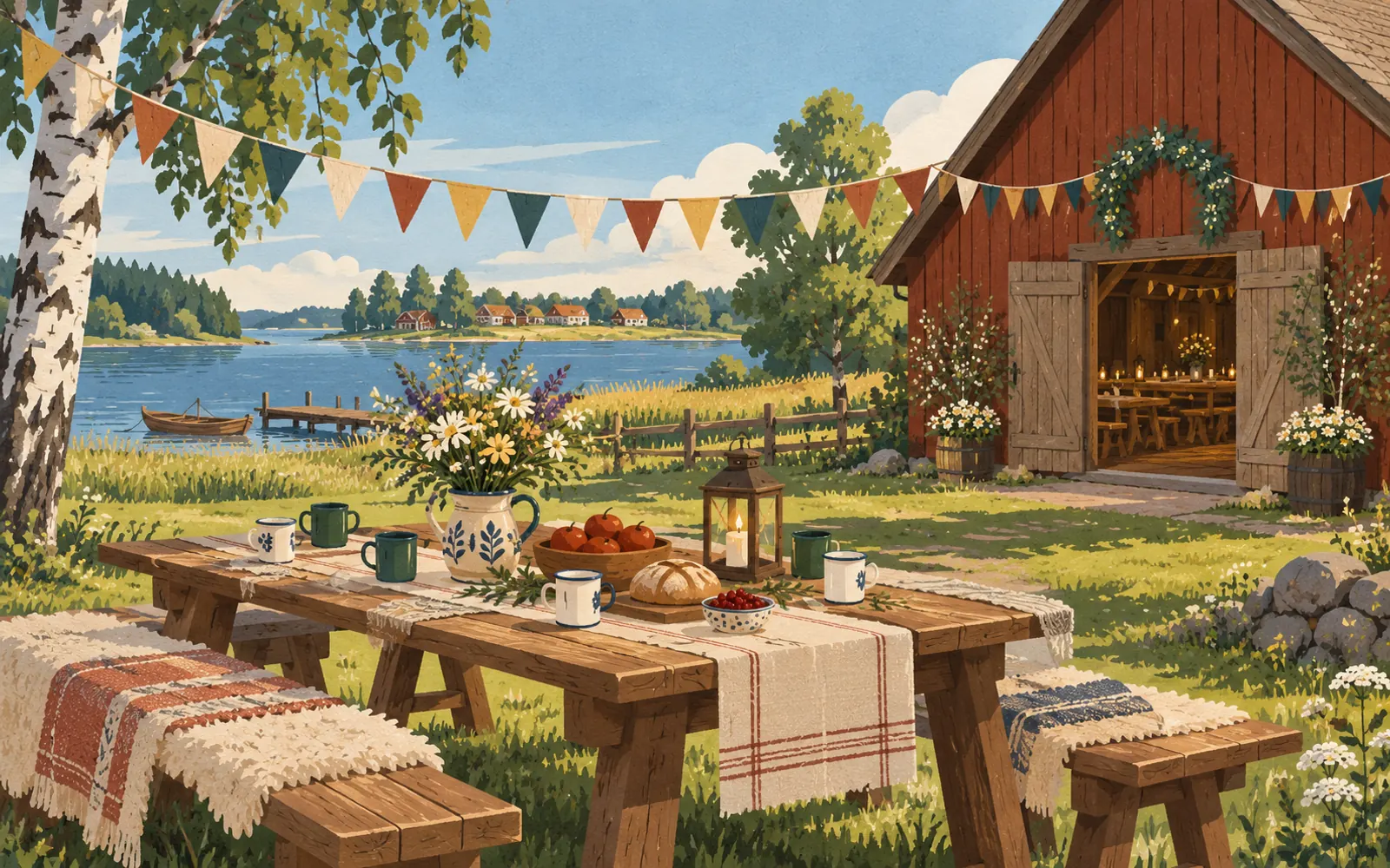 Illustration: community event