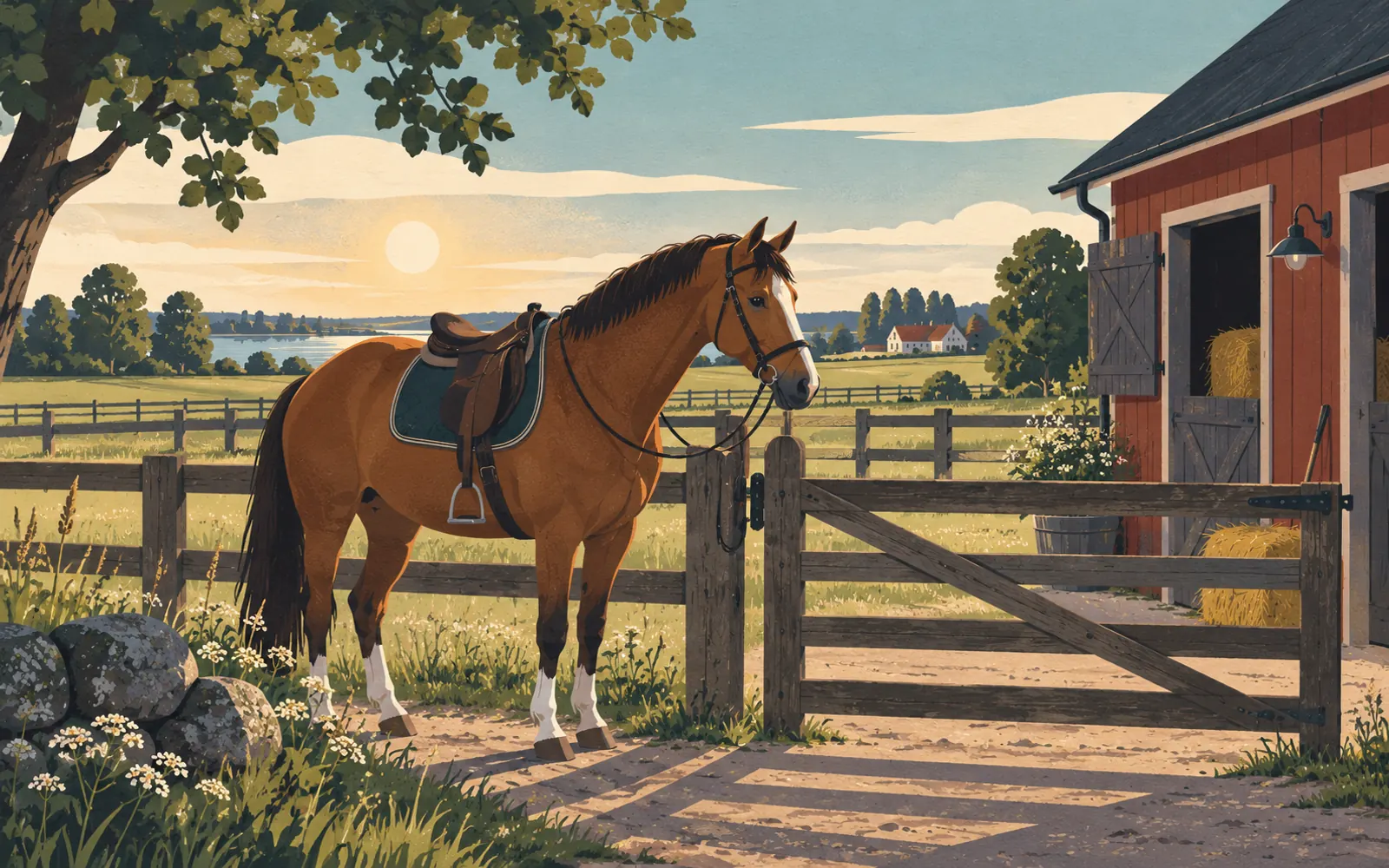 Illustration: equestrian