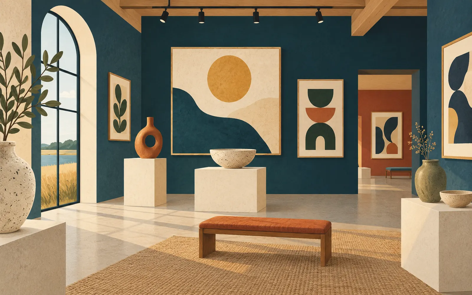 Illustration: exhibition event