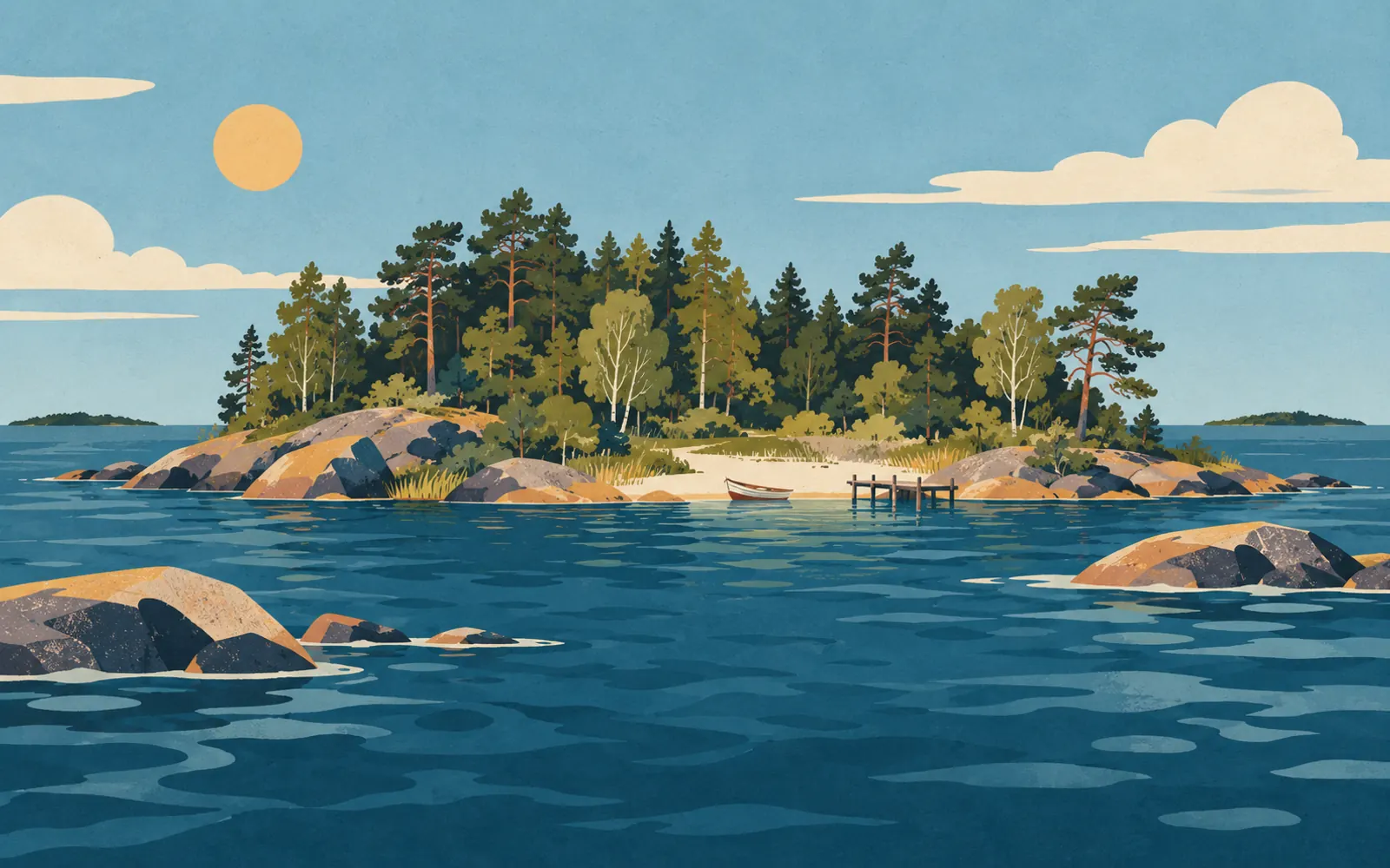 Illustration: island