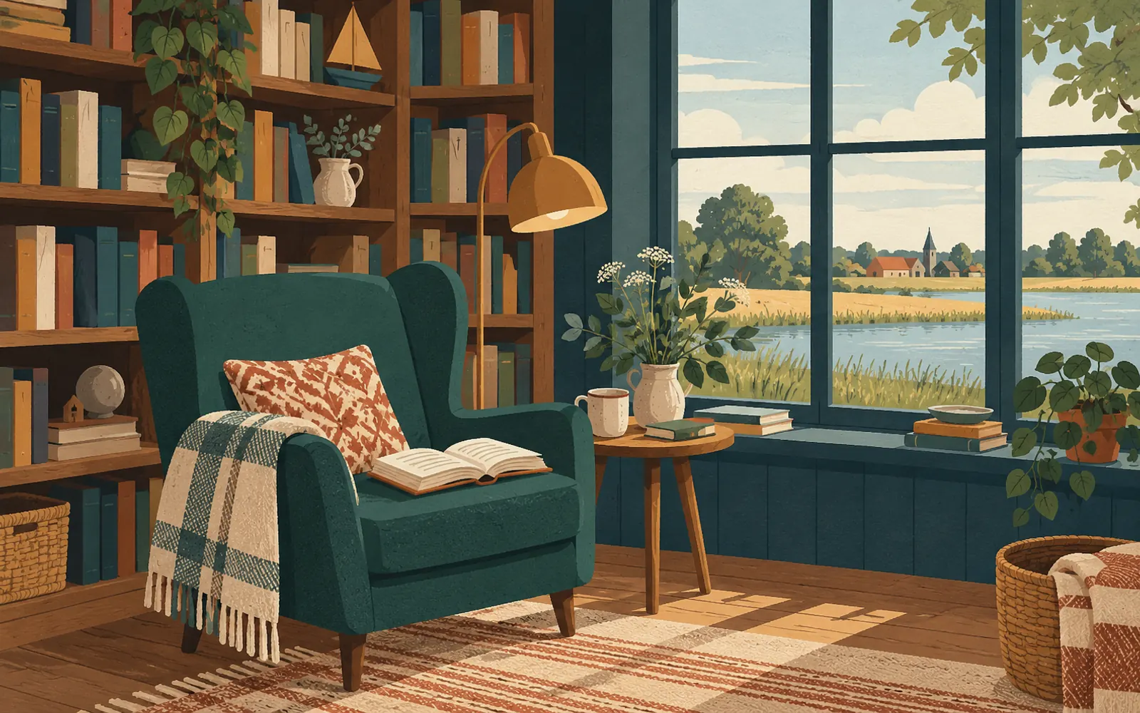 Illustration: library