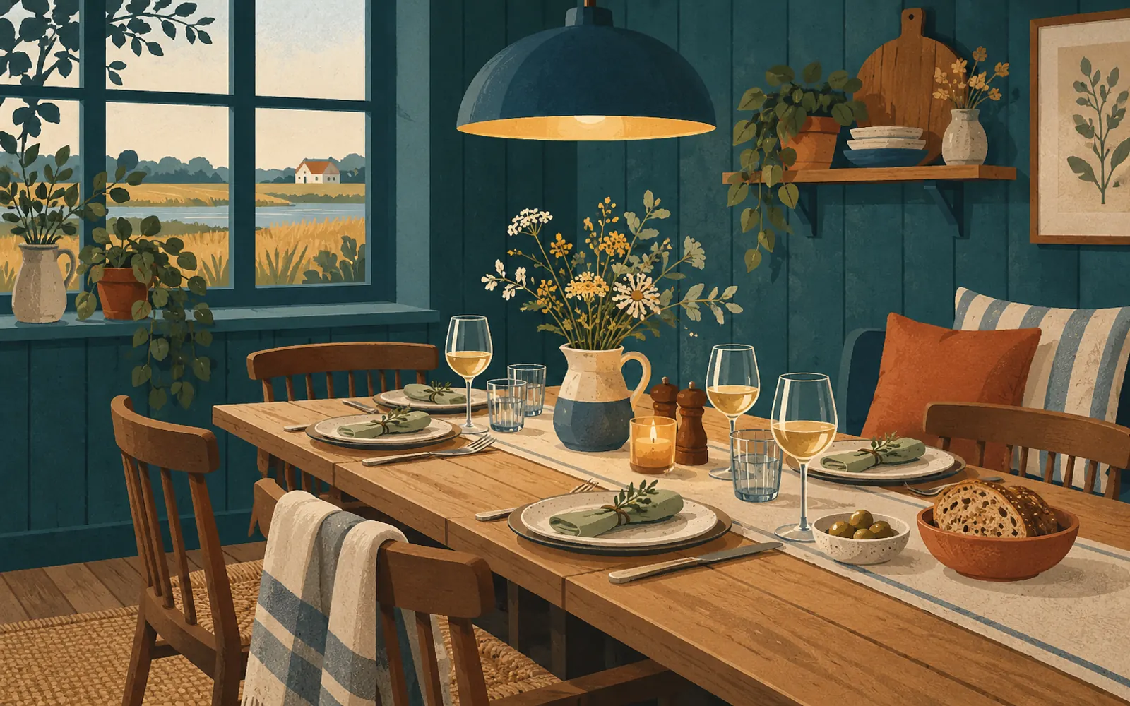 Illustration: restaurant